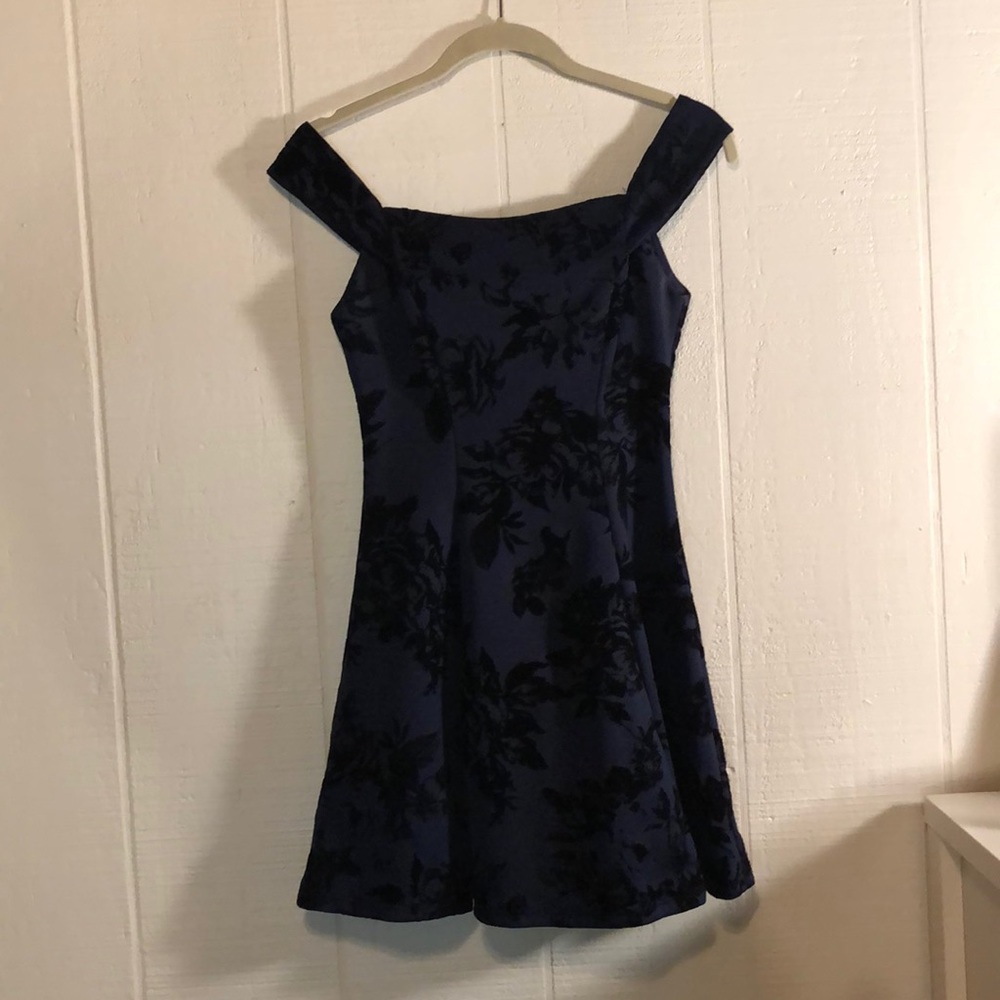 Semi formal off the shoulder dress